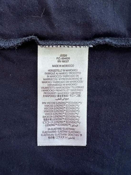 Boden Amelie Jersey Cap Sleeve Jersey Swingy Pockets Dress in Navy Blue, size 6R - Picture 7 of 11